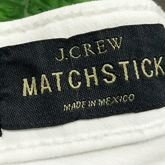 COPY - J CREW Matchstick Jeans WHITE Jeans👌 - Picture 4 of 8